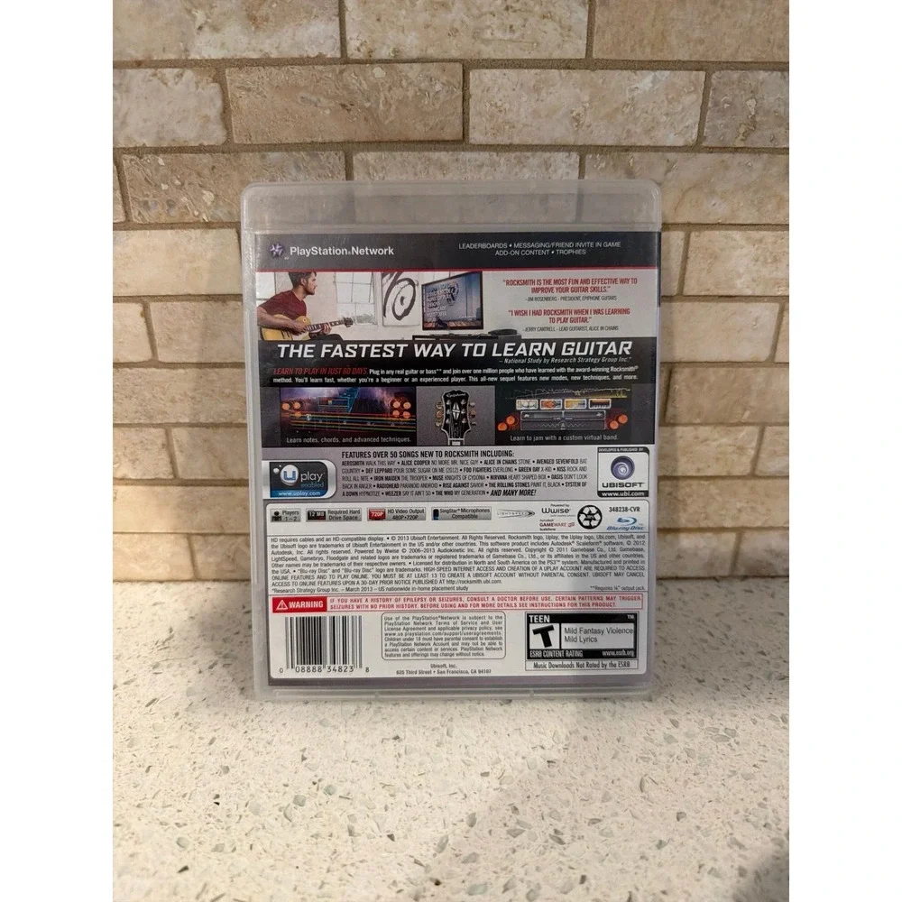 Rocksmith‎ 2014 Edition PS3 Game